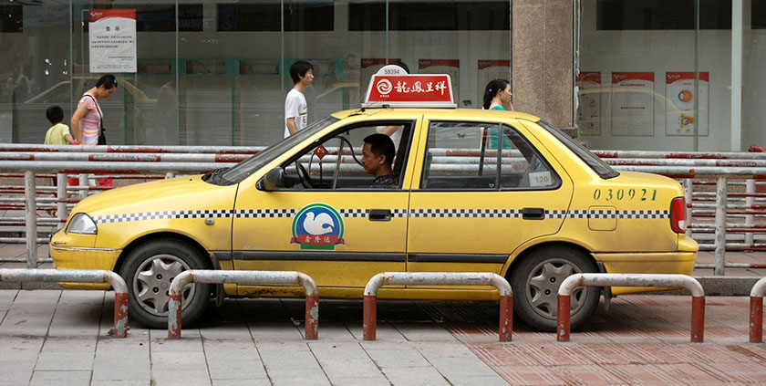 Taxi are cheap and plentiful