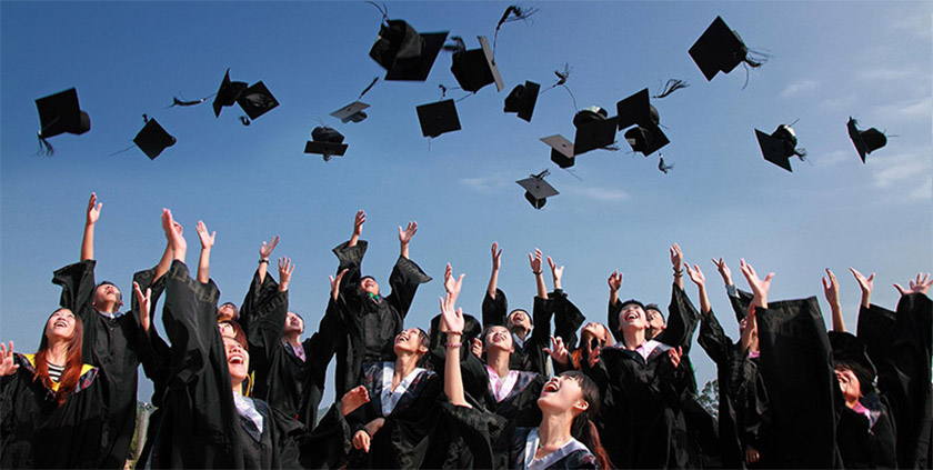 Chinese students graduation