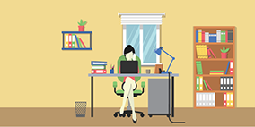 NicoleSourcing discussing with a customer by phone